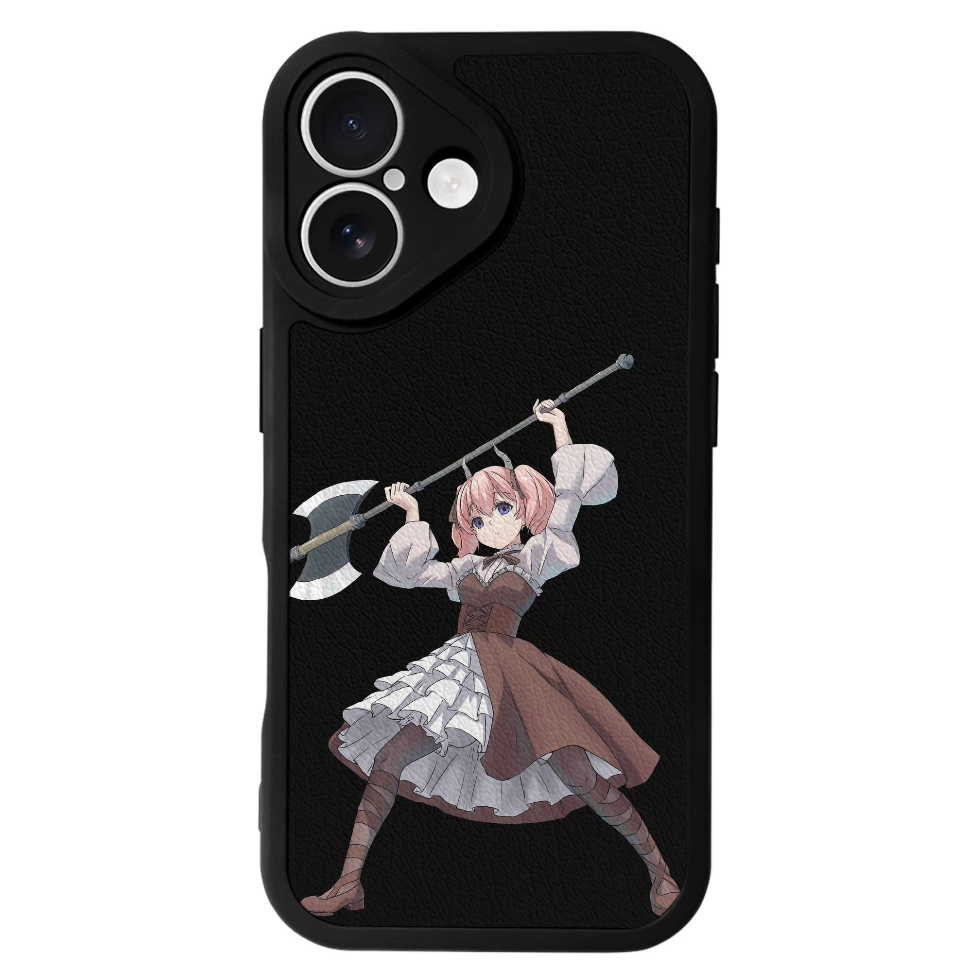 （画像用） 葬送のフリーレン Frieren 【iPhone 16シリーズ対応】シリコンスマホケース（レザー調） 材質：シリコン